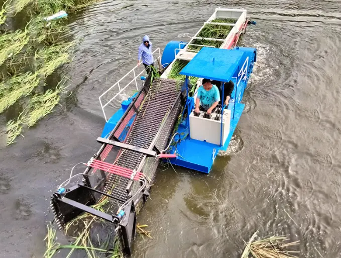 Large Fully Automatic Weed Harvester