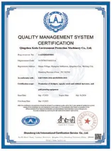 International &  Domestic  Certificate of  Wan Run