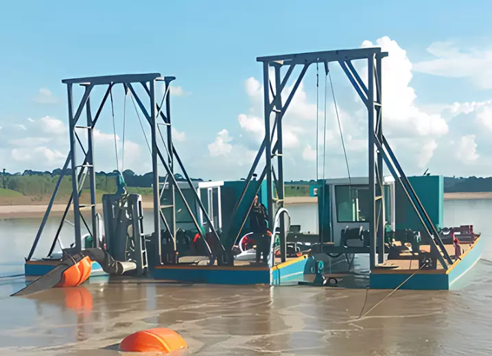 Submerged Sand Pump Dredger