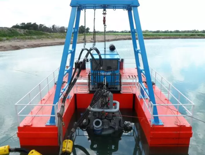 Submerged Sand Pump Dredger